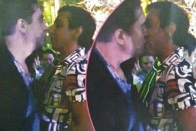 ¡Beso y beso!: Daniel Bisogno, es captado con otro hombre en un antro gay