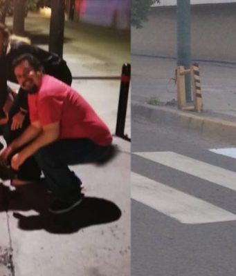 ¿Y los baches para cuando? En una noche, ayuntamiento de Hermosillo, borra paso peatonal LGBT