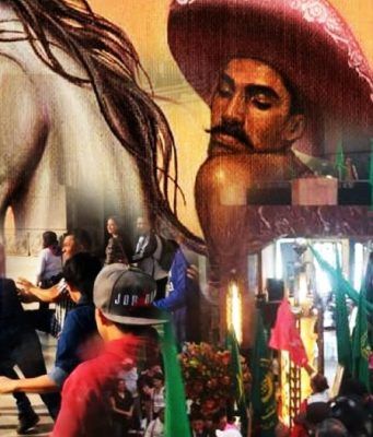 Irrumpen en Bellas Artes por pintura gay de Zapata: Agreden a personas LGBT