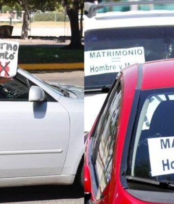 Iglesias realizan caravana de homofobia contra Matrimonio Igualitario en Baja California